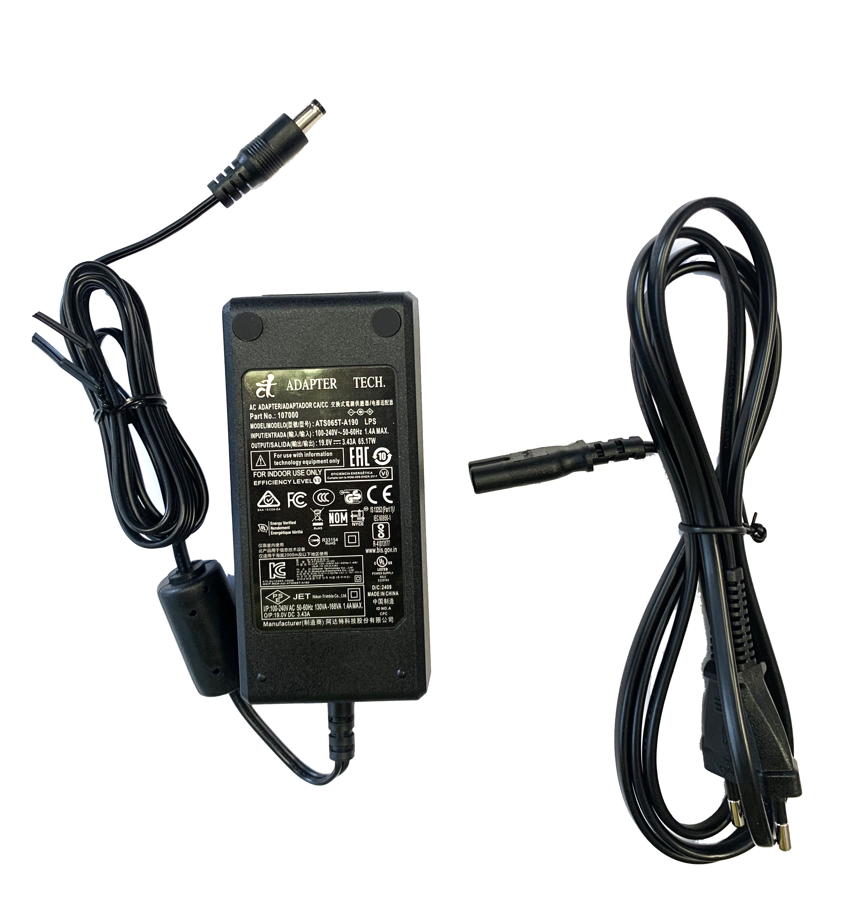 Zdroj napětí se síťovým kabelem pro nabíječku 2 baterií, EU