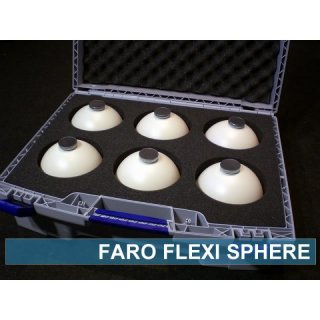 Sada 6 referenčních koulí 145 mm (Flexi) v kufru (FARO/TX5)