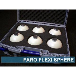 Sada 6 referenčních koulí 145 mm (Flexi) vč. podstavců v kufru (FARO/TX5)