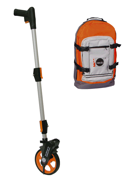 Kolečko měřící, sada s batohem