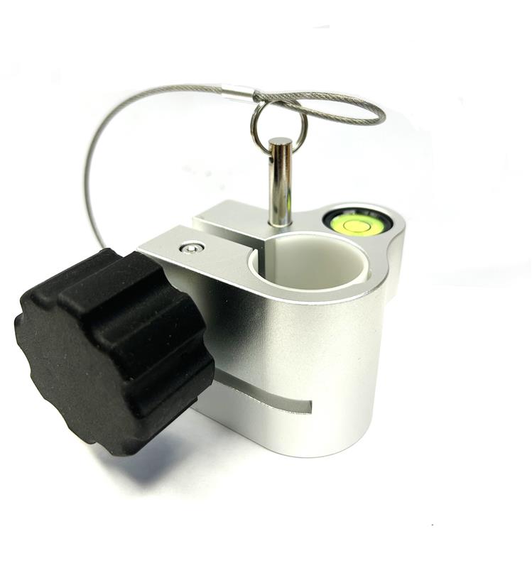 Systém upínací se šroubem a libelou, pro tyčky Myzox RCP-200