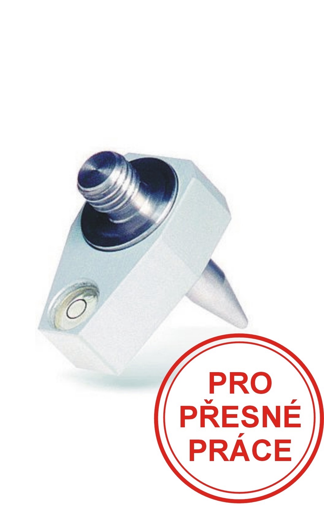 Hrot vytyčovací otočný s libelou , 5/8